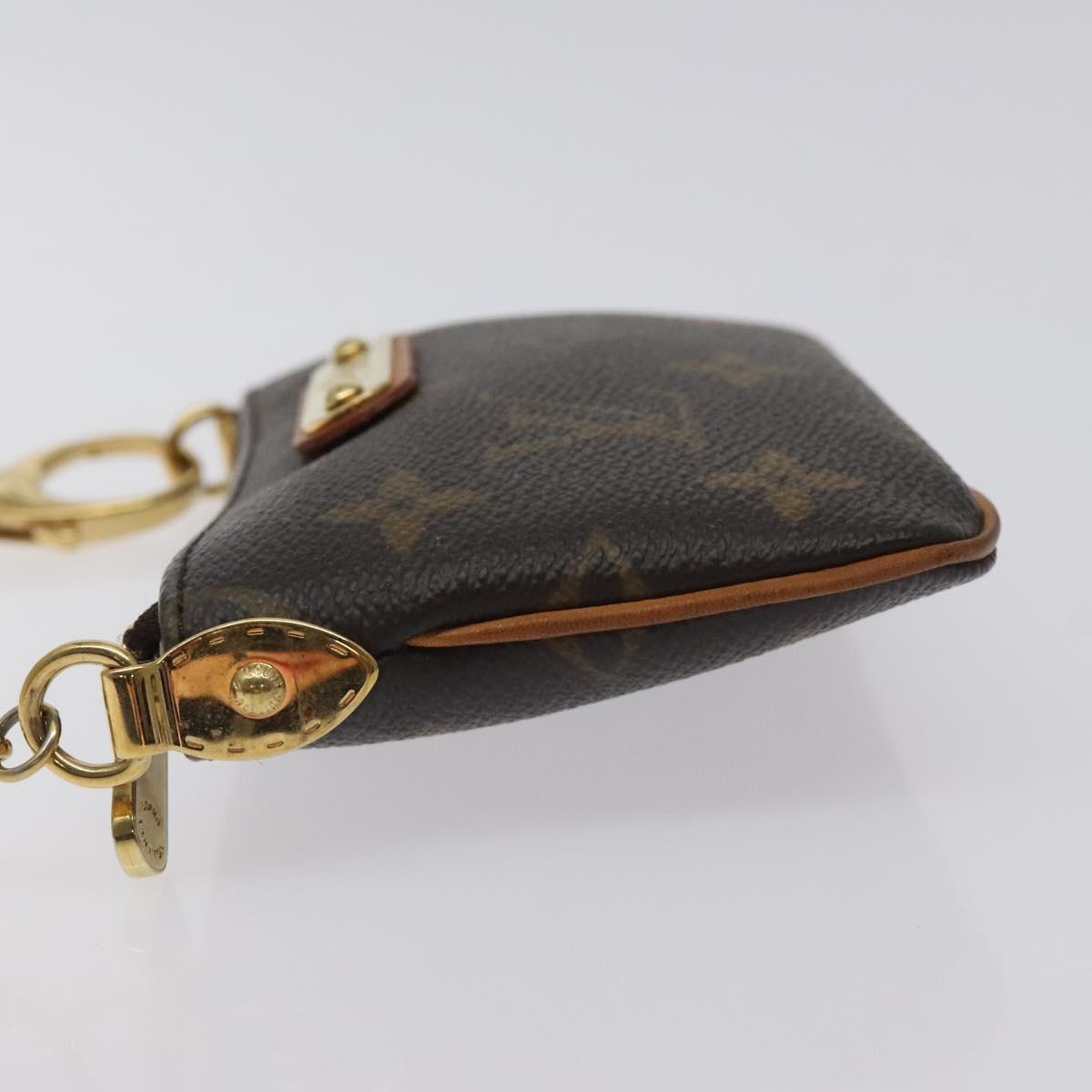 LOUIS VUITTON Monogram Pochette Mira PM Accessory Pouch M60095 LV Auth 129805V