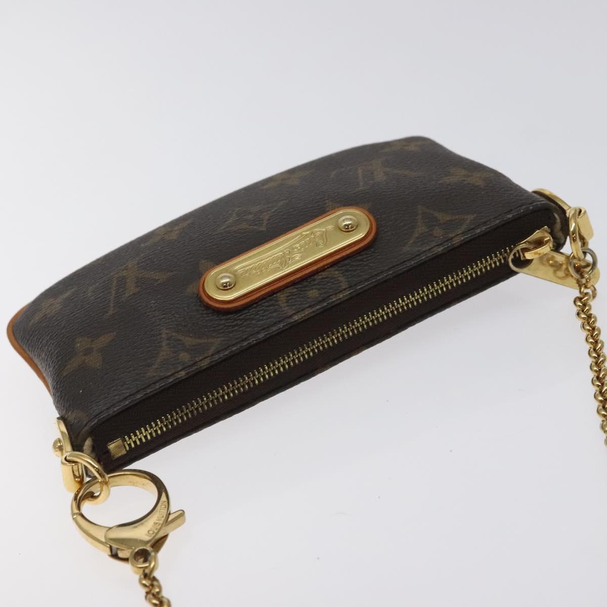LOUIS VUITTON Monogram Pochette Mira PM Accessory Pouch M60095 LV Auth 129805V