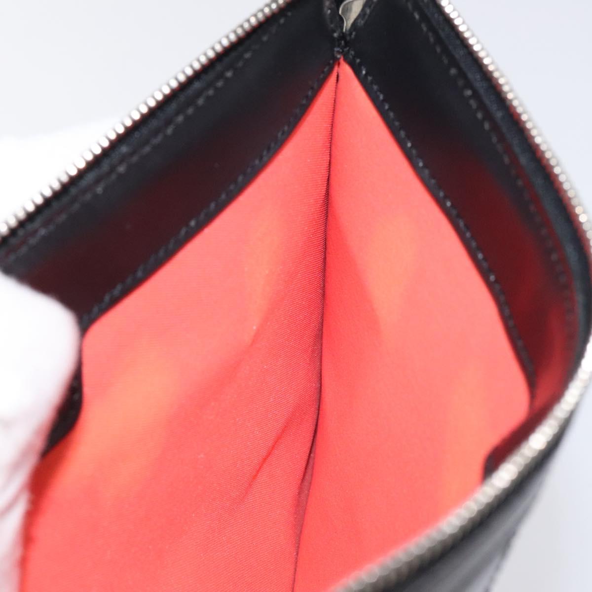 LOUIS VUITTON Epi Stretch Delmonico Pouch Black M54602 LV Auth 129832