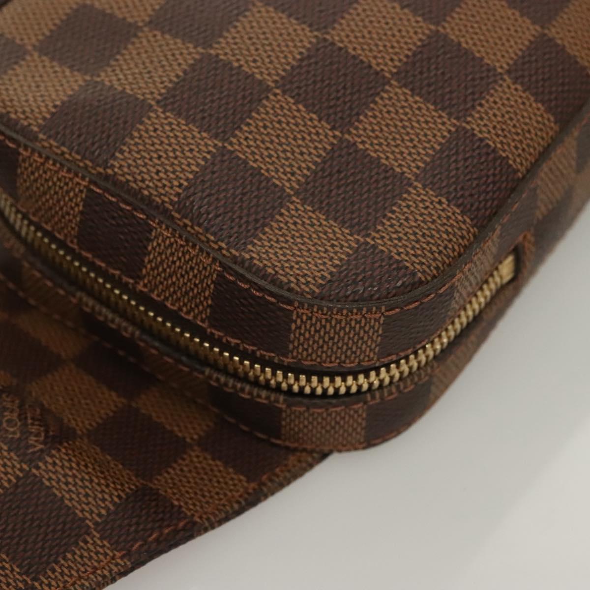 LOUIS VUITTON Damier Ebene Geronimos Shoulder Bag N51994 LV Auth 129837