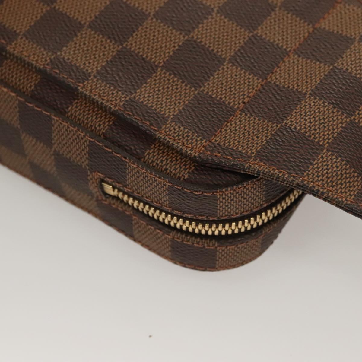 LOUIS VUITTON Damier Ebene Geronimos Shoulder Bag N51994 LV Auth 129837