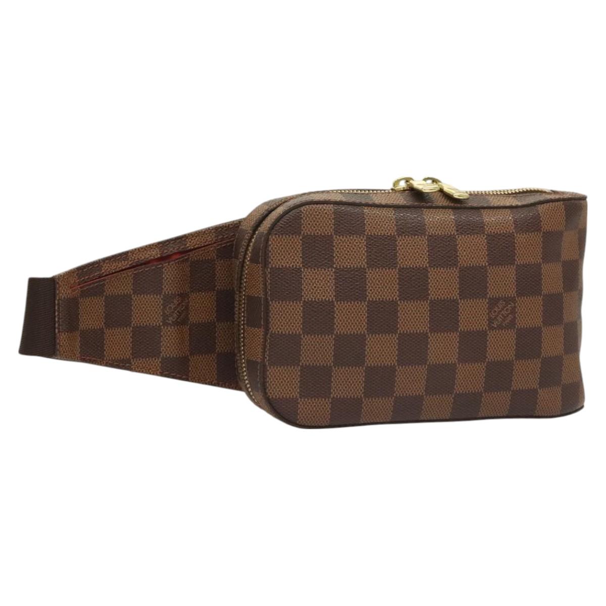 LOUIS VUITTON Damier Ebene Geronimos Shoulder Bag N51994 LV Auth 129837