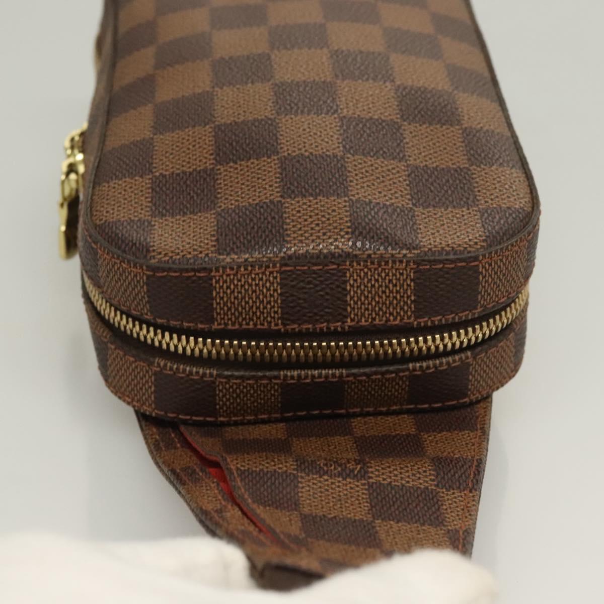 LOUIS VUITTON Damier Ebene Geronimos Shoulder Bag N51994 LV Auth 129837