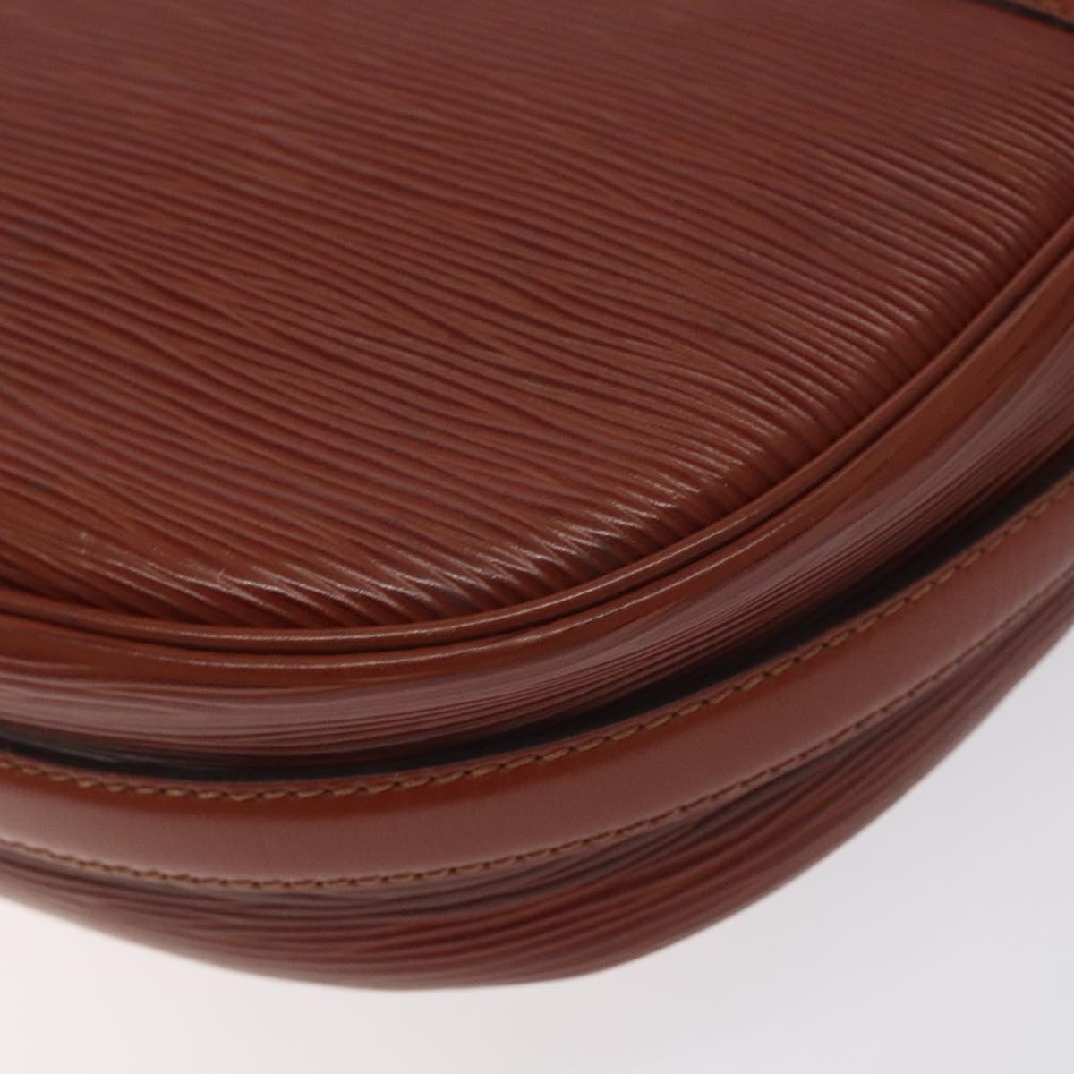 LOUIS VUITTON Epi Jeune FilleMM Shoulder Bag Brown M52153 LV Auth 129846
