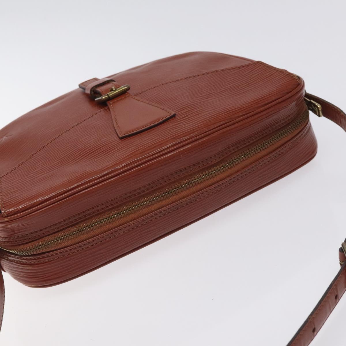 LOUIS VUITTON Epi Jeune FilleMM Shoulder Bag Brown M52153 LV Auth 129846