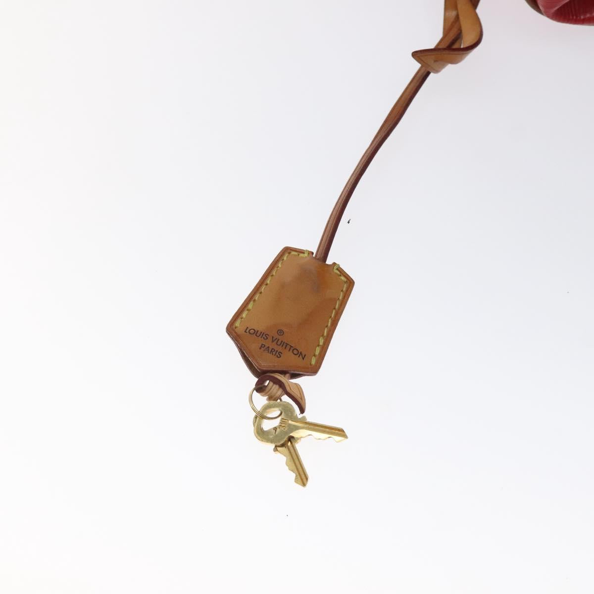 LOUIS VUITTON Epi Dock PM Hand Bag Red M93246 LV Auth 129848