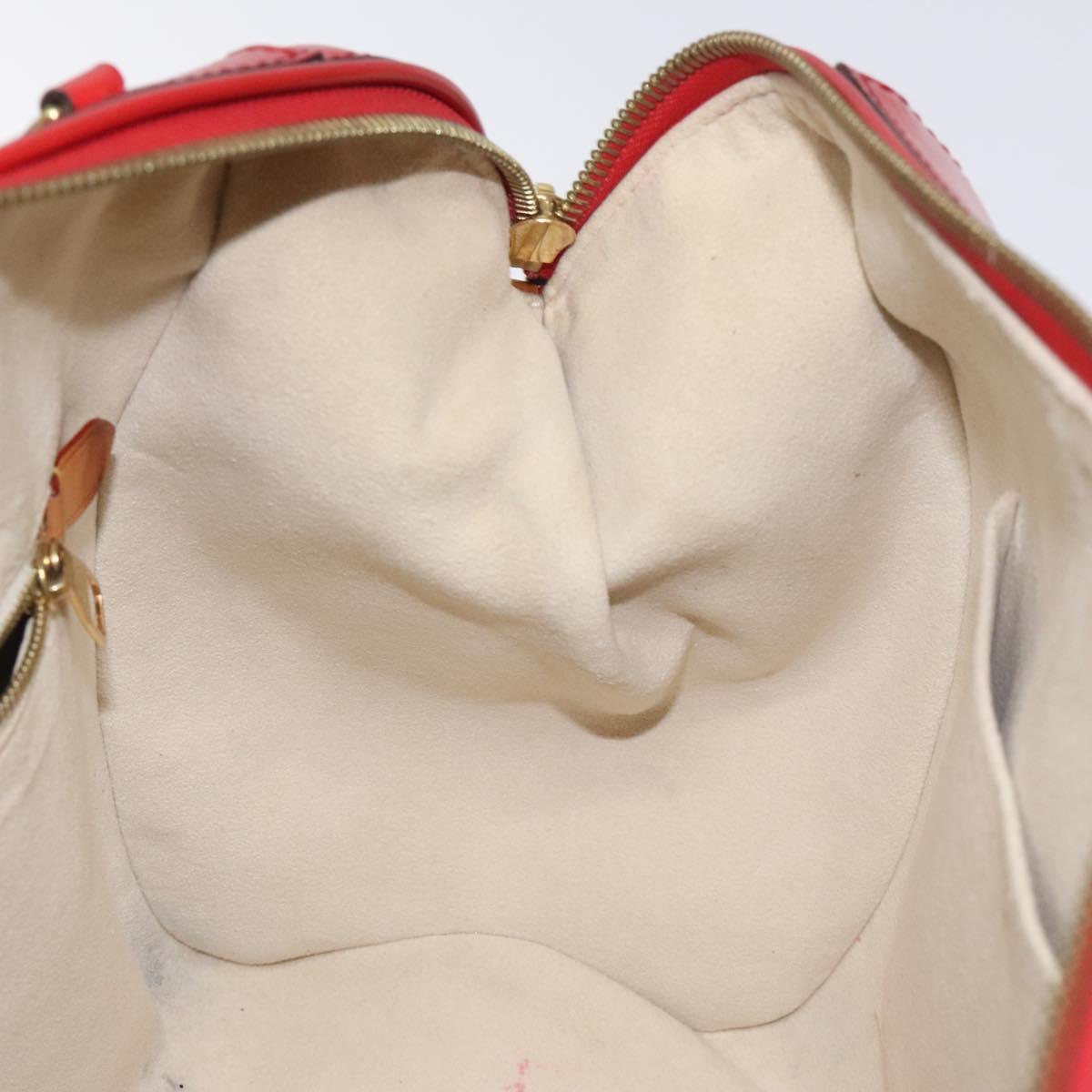 LOUIS VUITTON Epi Dock PM Hand Bag Red M93246 LV Auth 129848