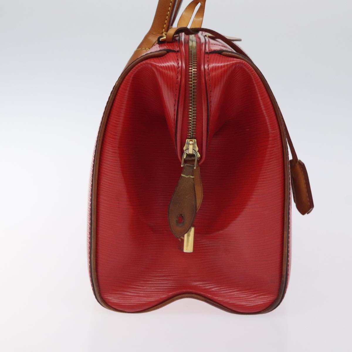 LOUIS VUITTON Epi Dock PM Hand Bag Red M93246 LV Auth 129848