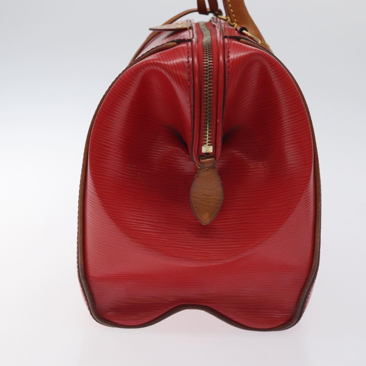 LOUIS VUITTON Epi Dock PM Hand Bag Red M93246 LV Auth 129848