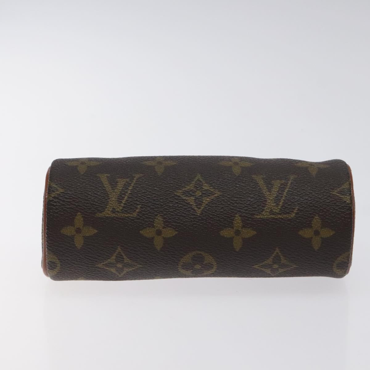LOUIS VUITTON Monogram Papillon Pouch LV Auth 129857