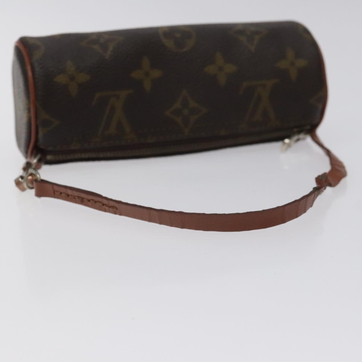 LOUIS VUITTON Monogram Papillon Pouch LV Auth 129857