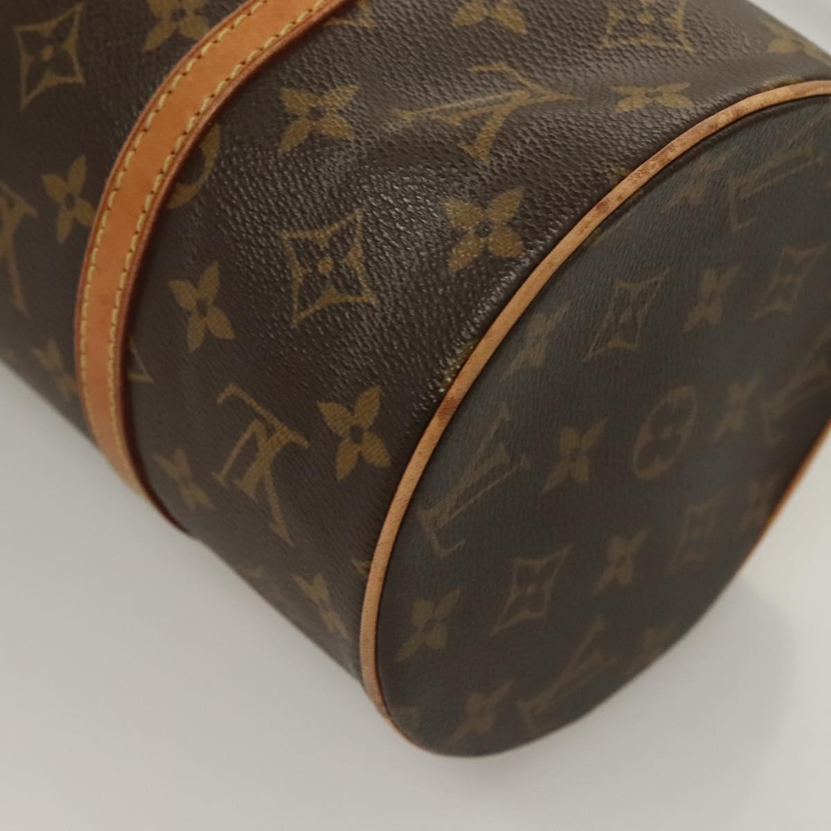 LOUIS VUITTON Monogram Papillon 30 Hand Bag M51385 LV Auth 129858