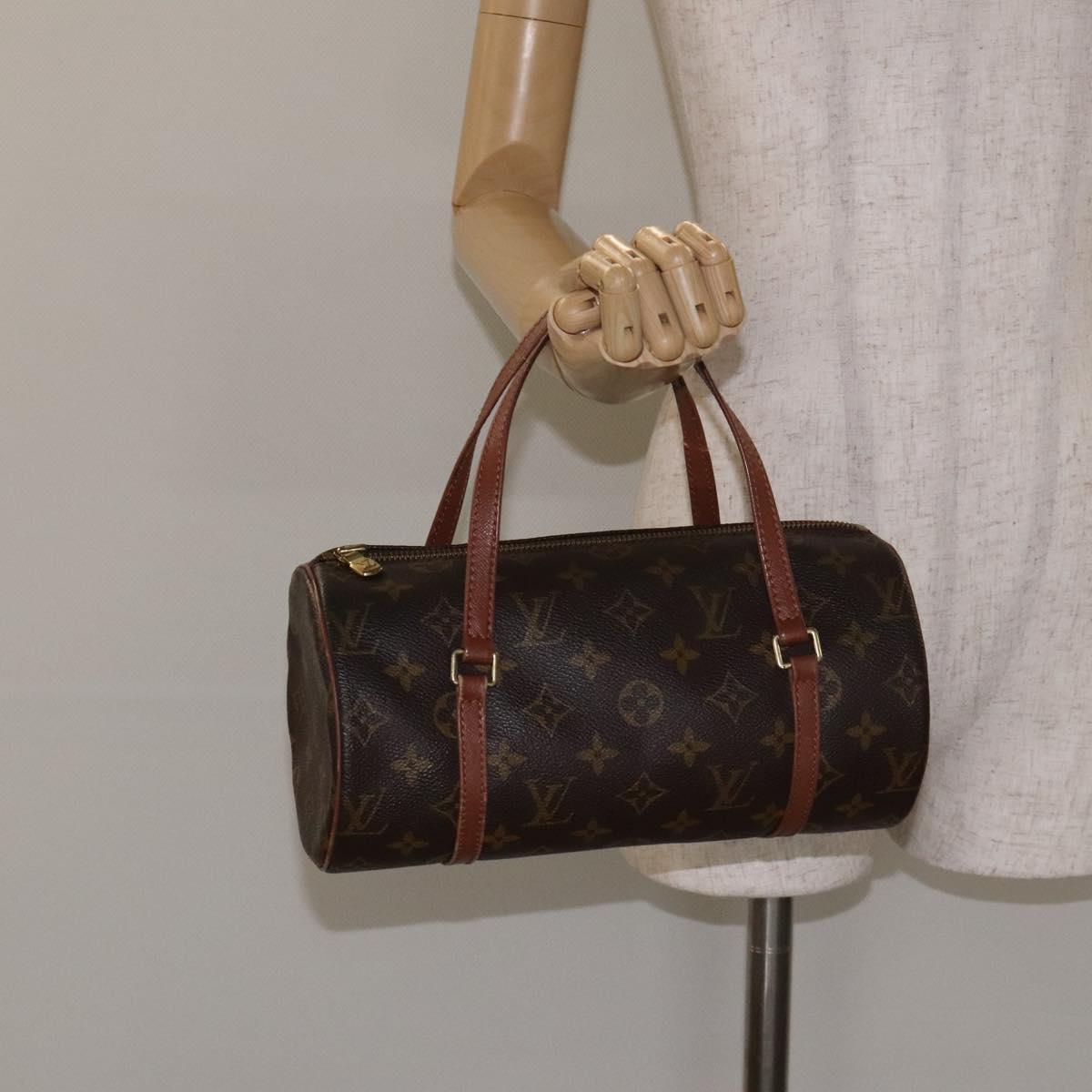 LOUIS VUITTON Monogram Papillon 26 Hand Bag M51386 LV Auth 129859
