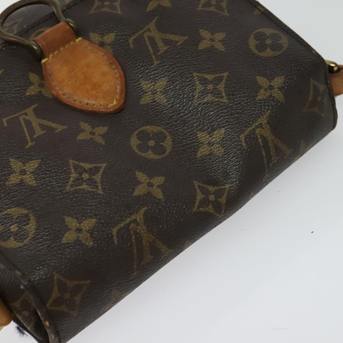 LOUIS VUITTON Monogram Saint Cloud MM Shoulder Bag M51243 LV Auth 129864