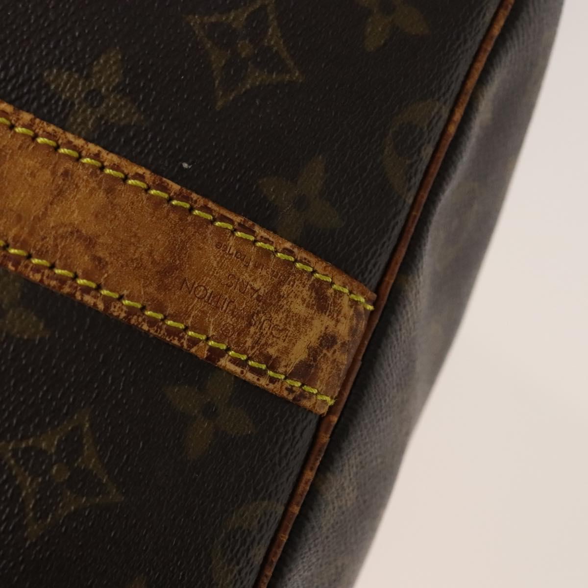 LOUIS VUITTON Monogram Keepall Bandouliere 60 Boston Bag M41412 LV Auth 129880