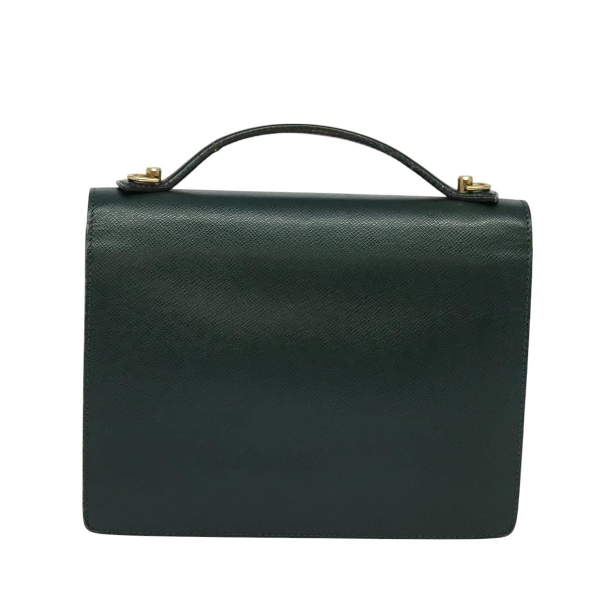 LOUIS VUITTON Taiga Monceau 28 Hand Bag Epicea M32064 LV Auth 129881