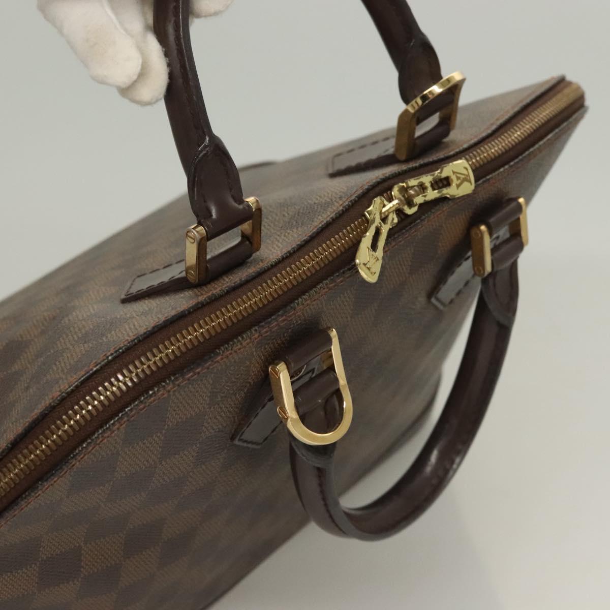 LOUIS VUITTON Damier Ebene Alma Hand Bag N51131 LV Auth 129885