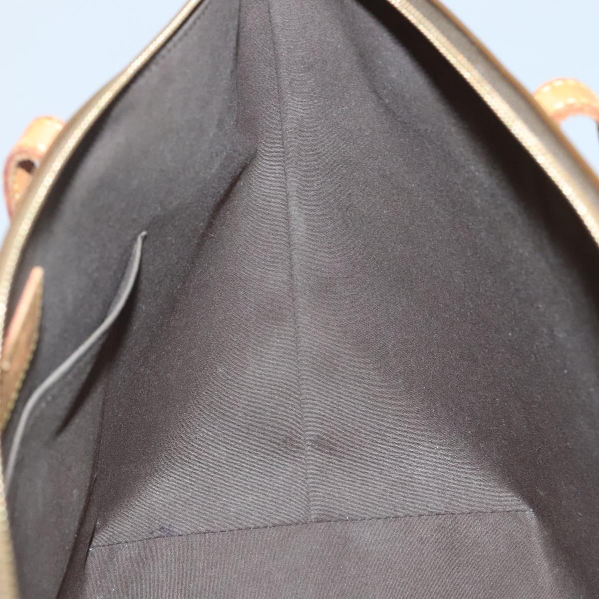 LOUIS VUITTON Monogram Vernis Bellevue GM Bag Veil bronze M93674 LV Auth 129894