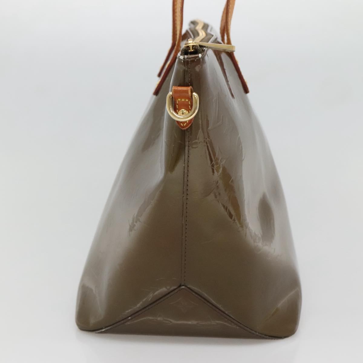 LOUIS VUITTON Monogram Vernis Bellevue GM Bag Veil bronze M93674 LV Auth 129894