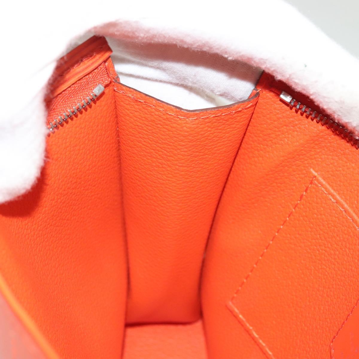 LOUIS VUITTON Epi Posh Toilet Pouch Orange Pimon M41084 LV Auth 129899