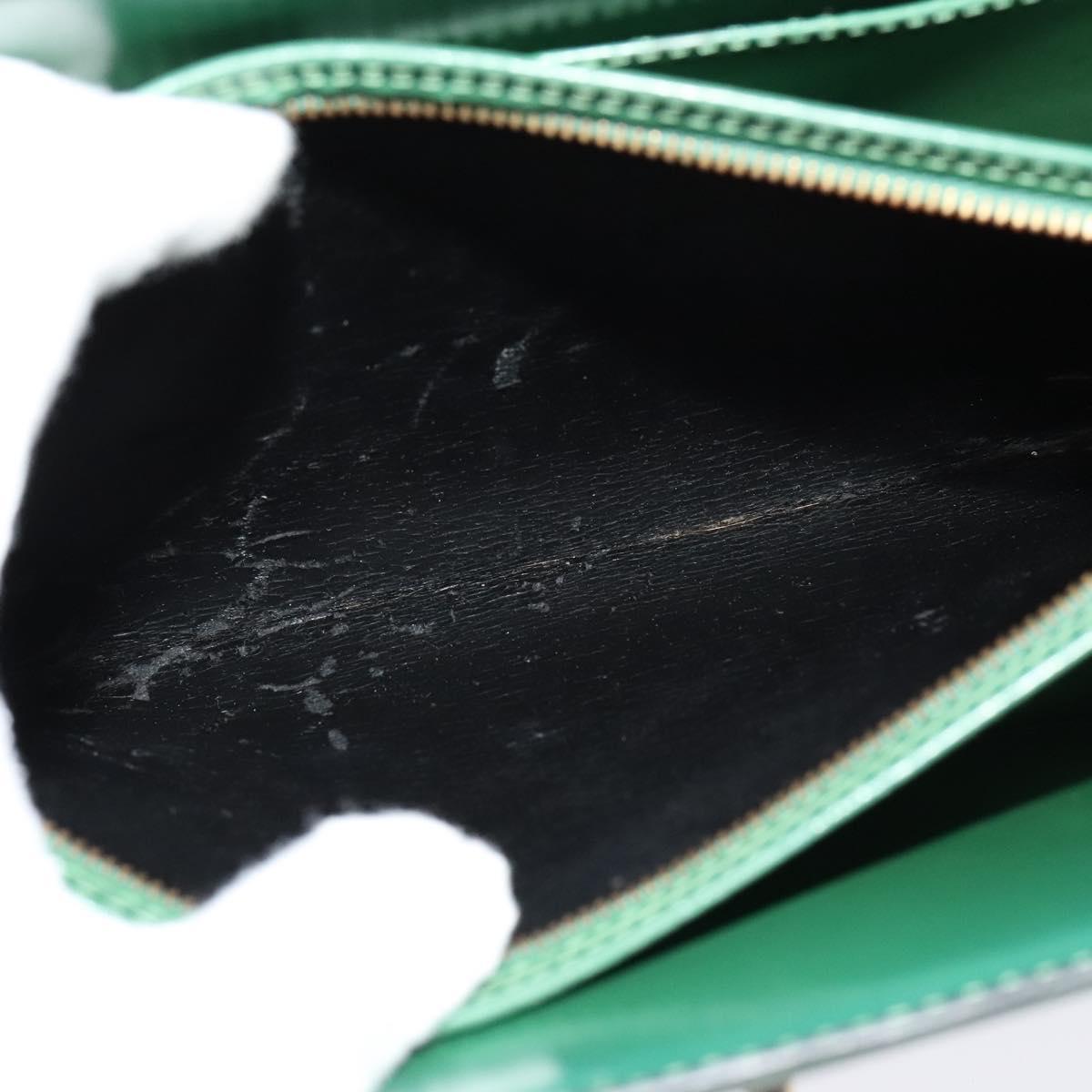 LOUIS VUITTON Epi Capuchin Shoulder Bag Green M52344 LV Auth 129902
