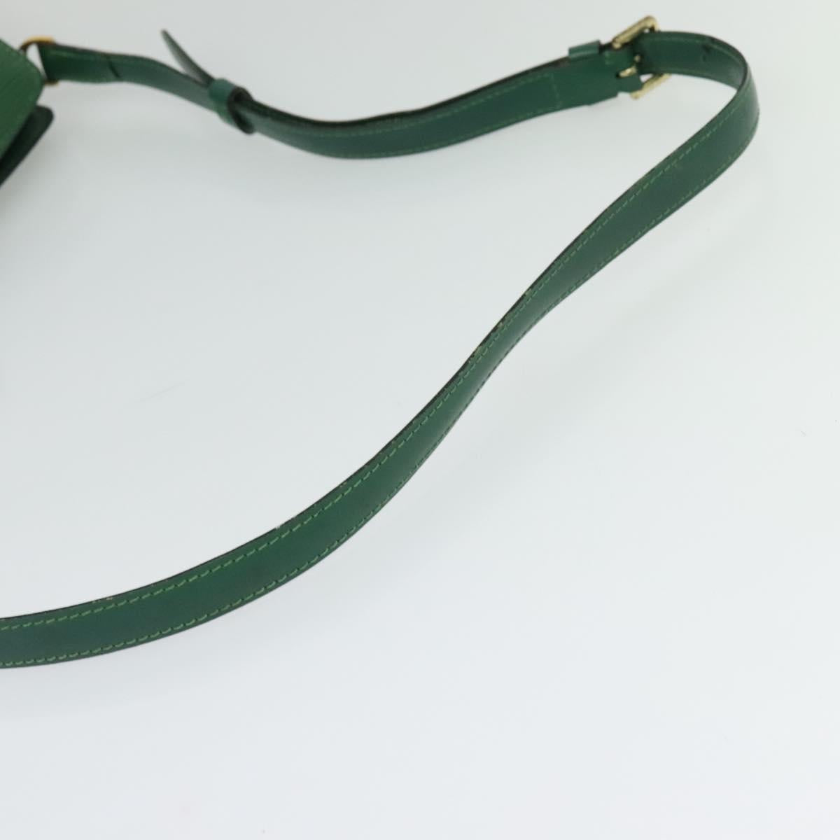 LOUIS VUITTON Epi Capuchin Shoulder Bag Green M52344 LV Auth 129902
