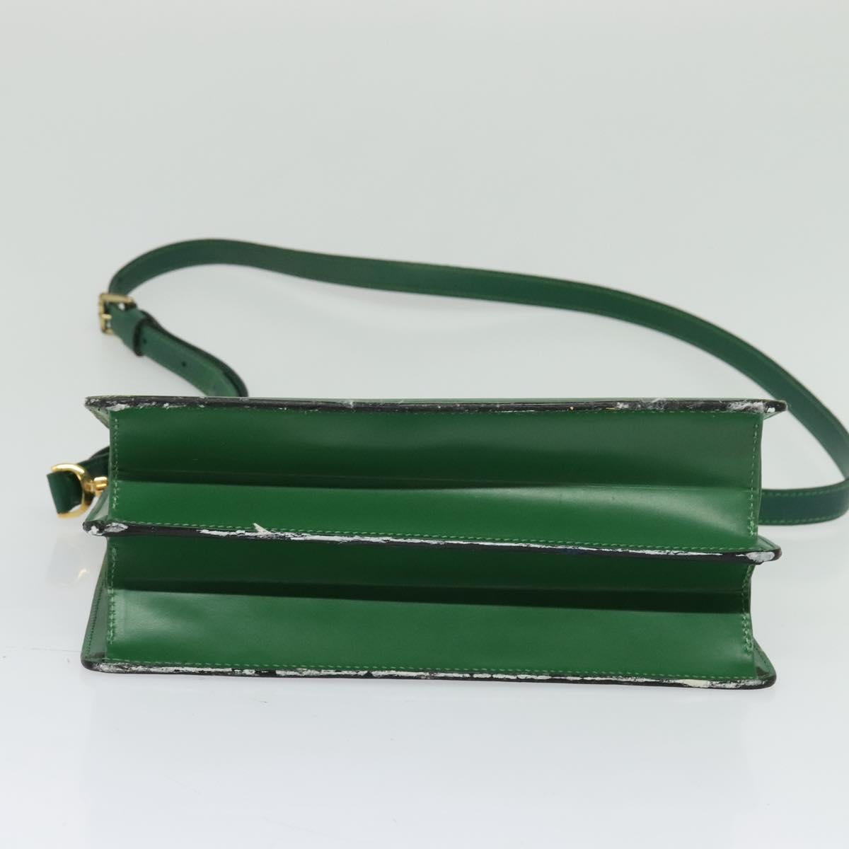 LOUIS VUITTON Epi Capuchin Shoulder Bag Green M52344 LV Auth 129902