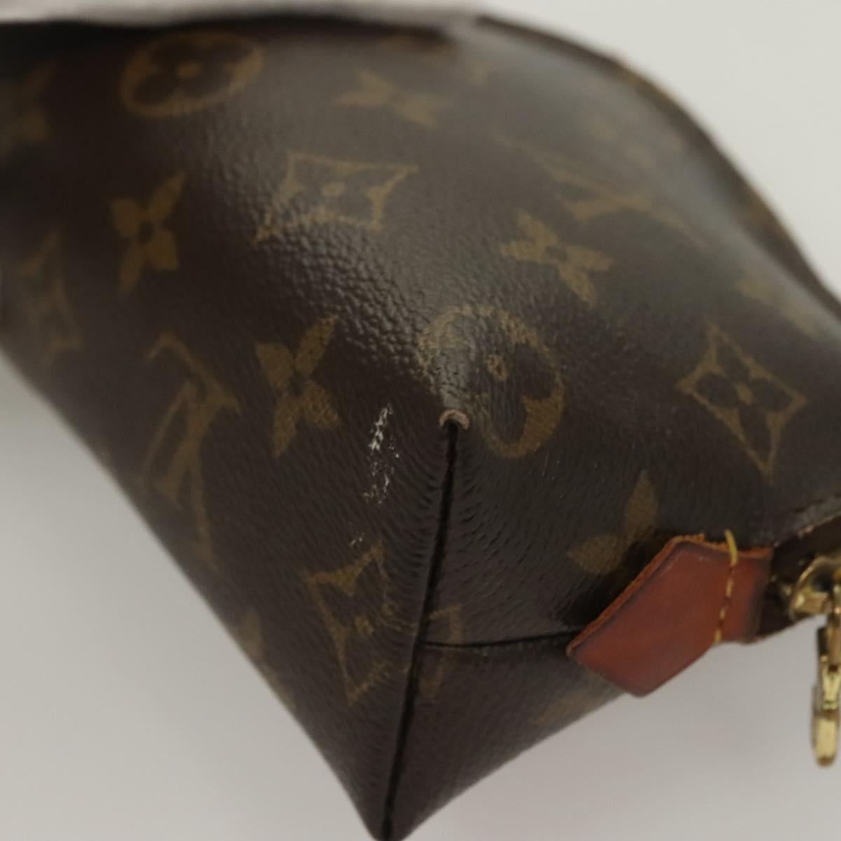 LOUIS VUITTON Monogram Pochette Cosmetic PM Pouch M43998 LV Auth 129990
