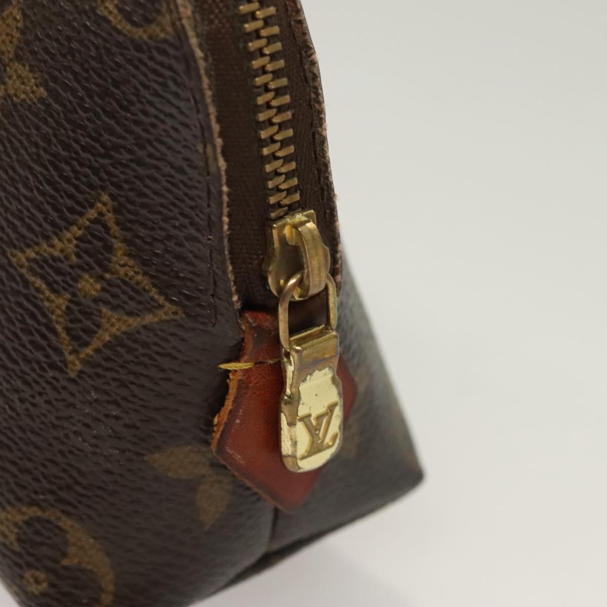 LOUIS VUITTON Monogram Pochette Cosmetic PM Pouch M43998 LV Auth 129990