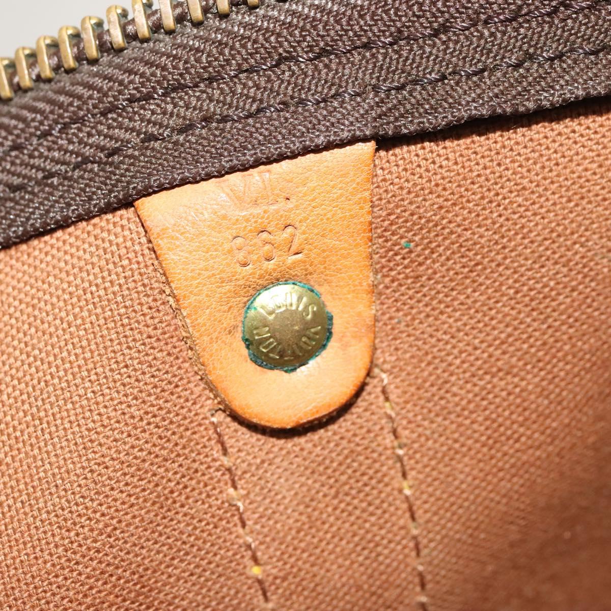 LOUIS VUITTON Monogram Keepall 45 Boston Bag M41428 LV Auth 129993