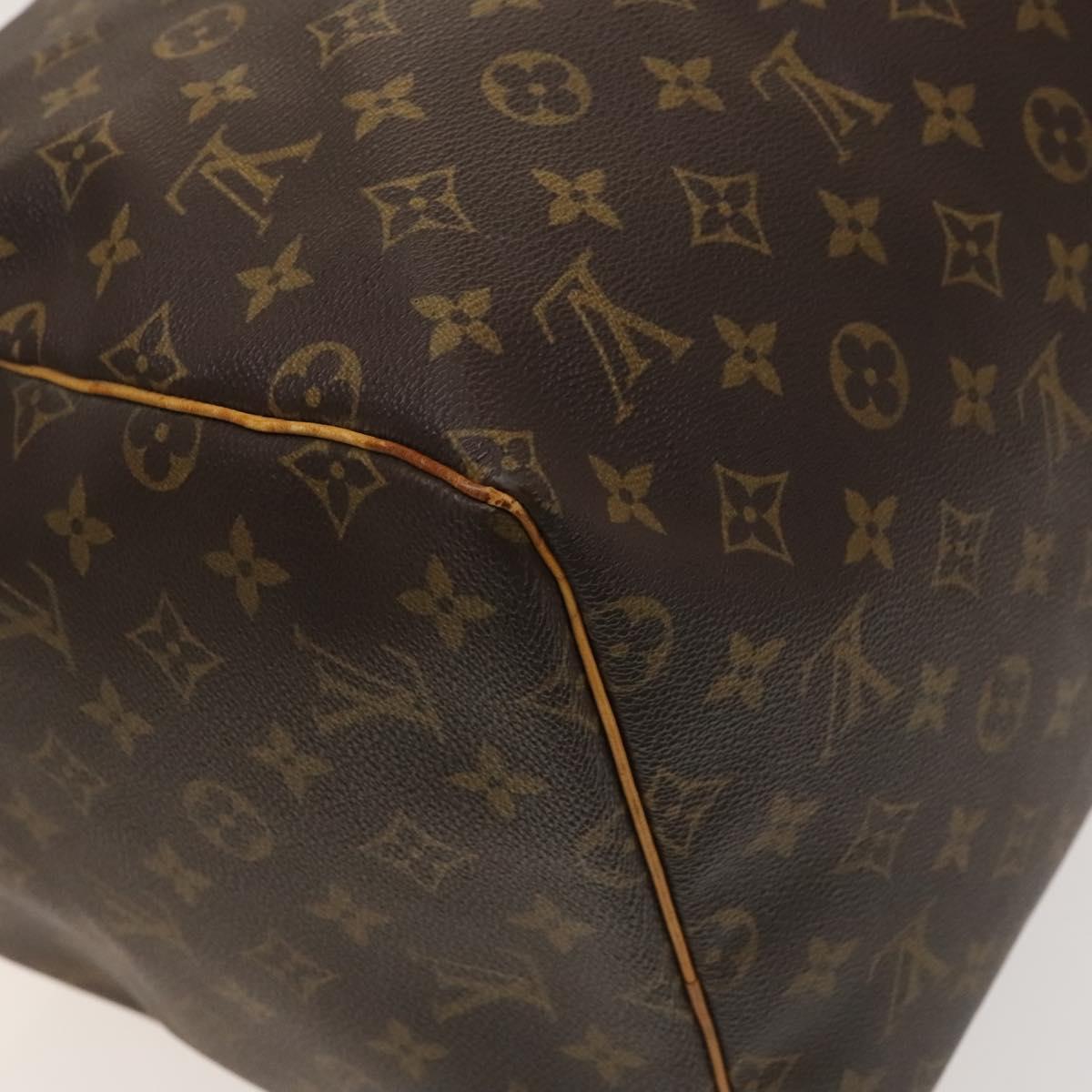 LOUIS VUITTON Monogram Keepall 55 Boston Bag M41424 LV Auth 129995V