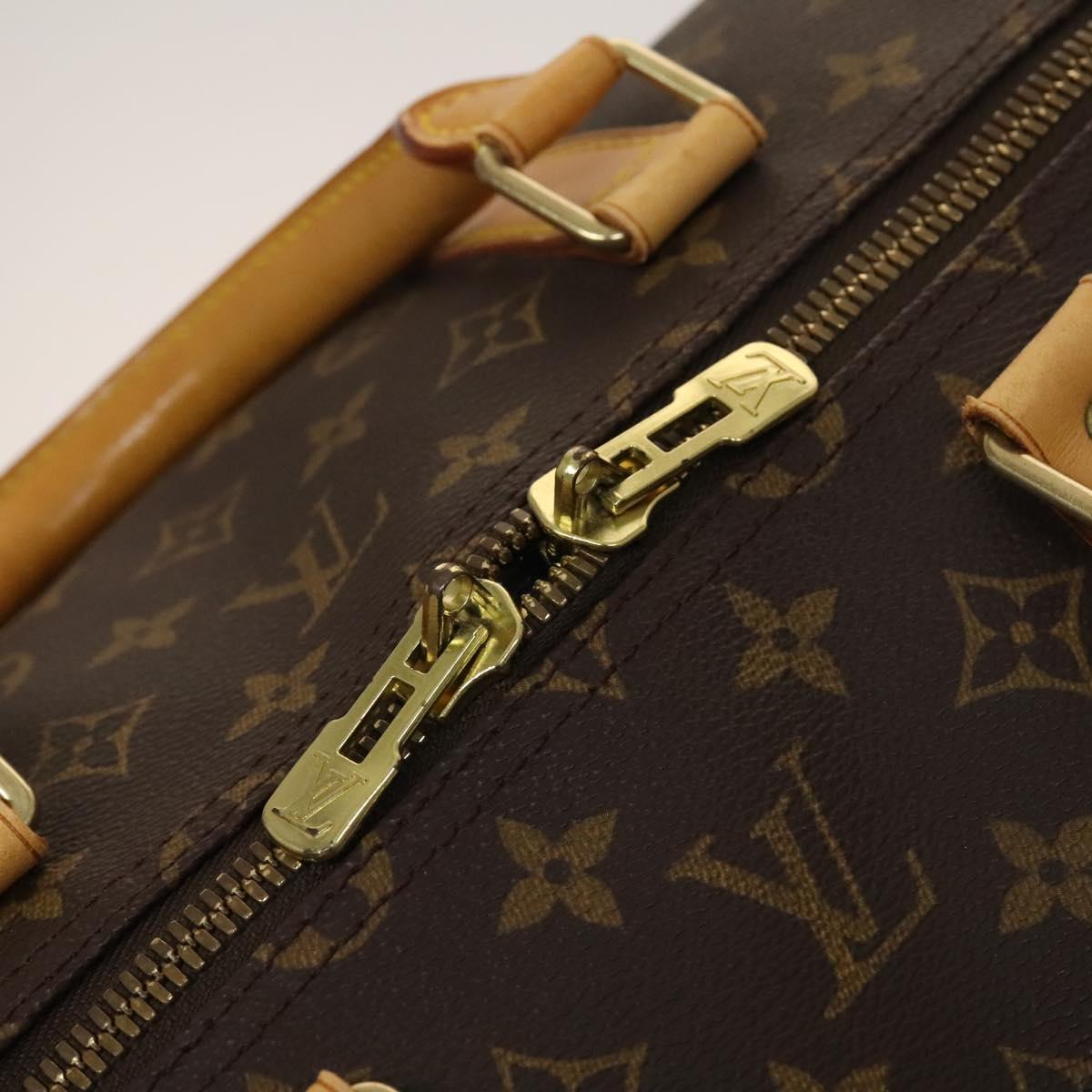 LOUIS VUITTON Monogram Keepall 55 Boston Bag M41424 LV Auth 129995V