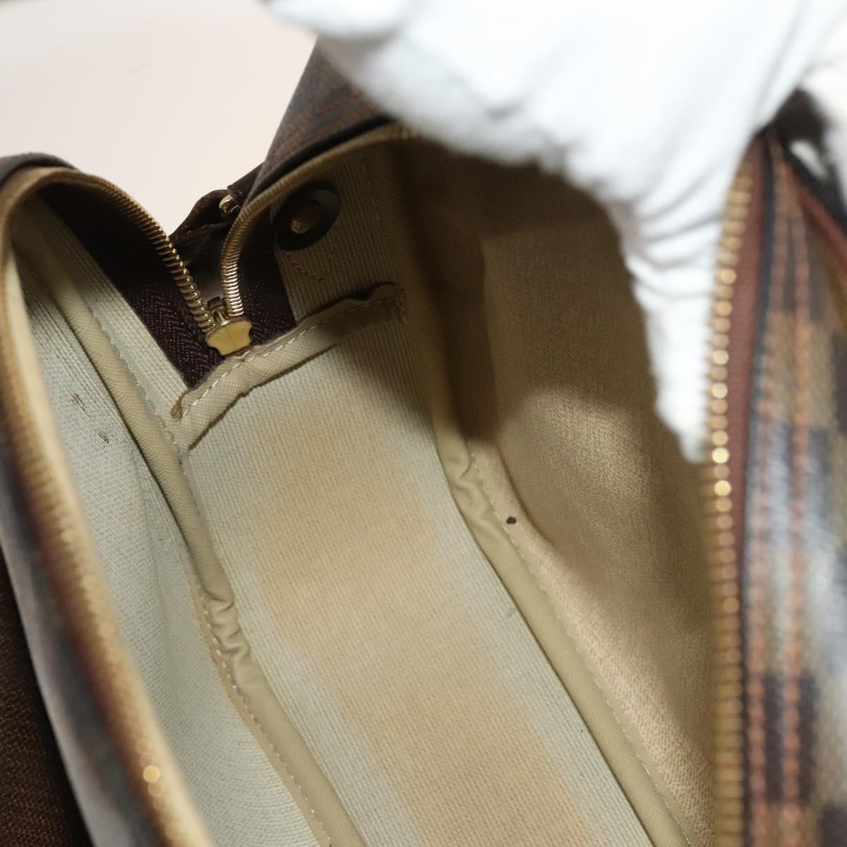 LOUIS VUITTON Damier Ebene Reporter PM Shoulder Bag N45253 LV Auth 130016