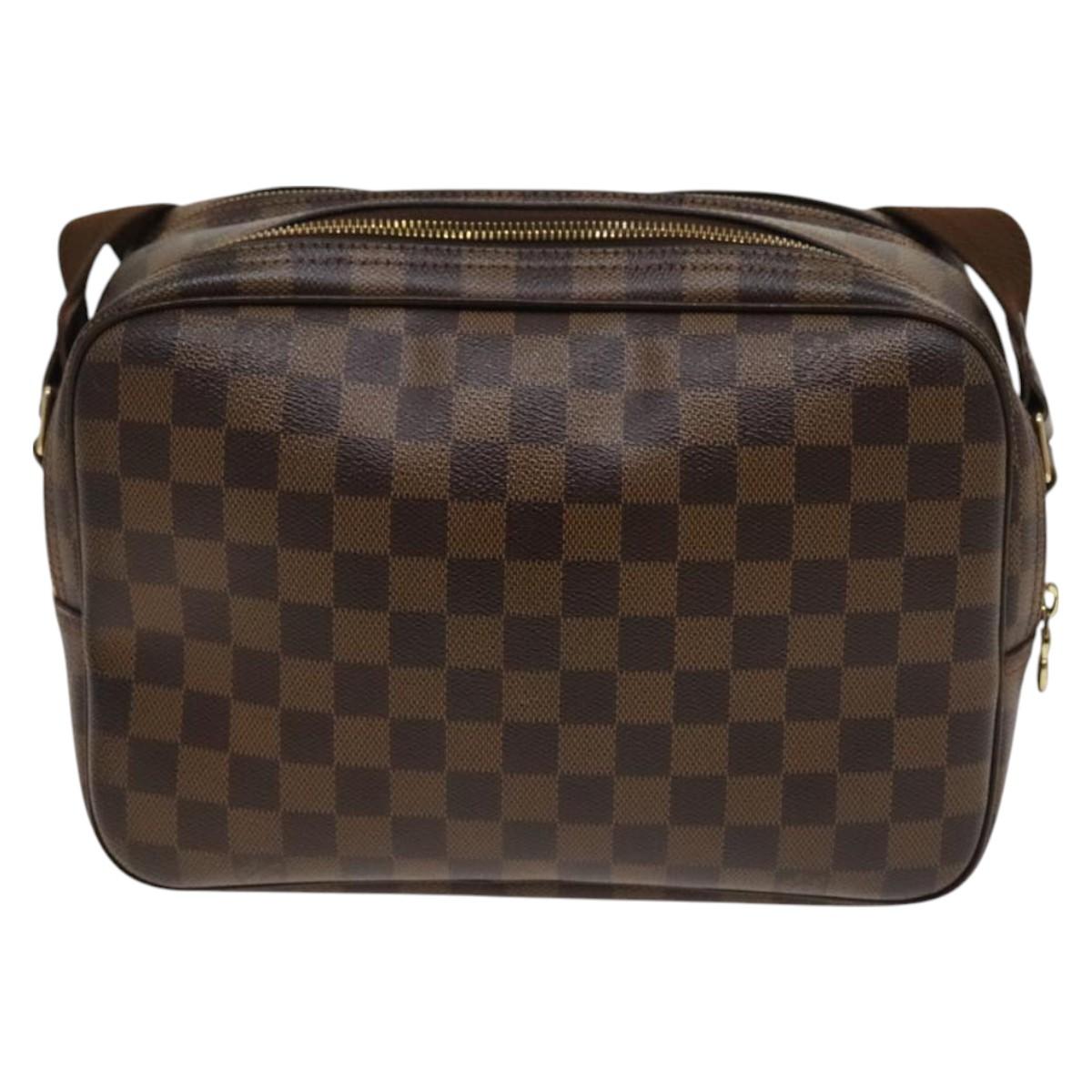 LOUIS VUITTON Damier Ebene Reporter PM Shoulder Bag N45253 LV Auth 130016