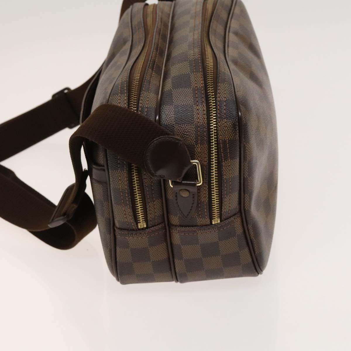 LOUIS VUITTON Damier Ebene Reporter PM Shoulder Bag N45253 LV Auth 130016