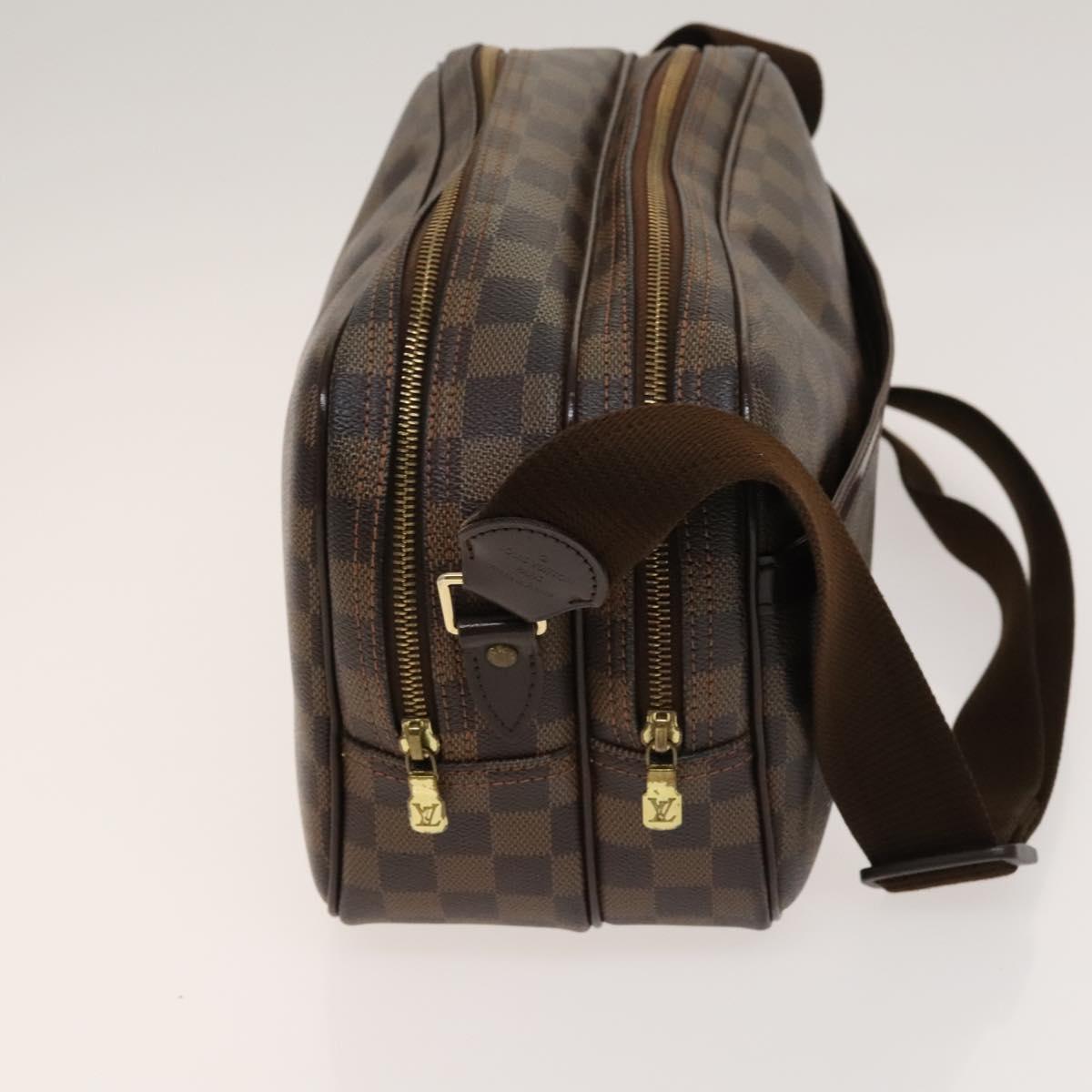 LOUIS VUITTON Damier Ebene Reporter PM Shoulder Bag N45253 LV Auth 130016