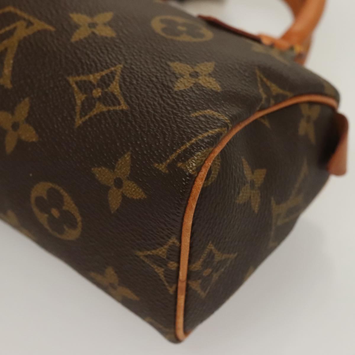 LOUIS VUITTON Monogram Mini Speedy Hand Bag Vintage M41534 LV Auth 130032