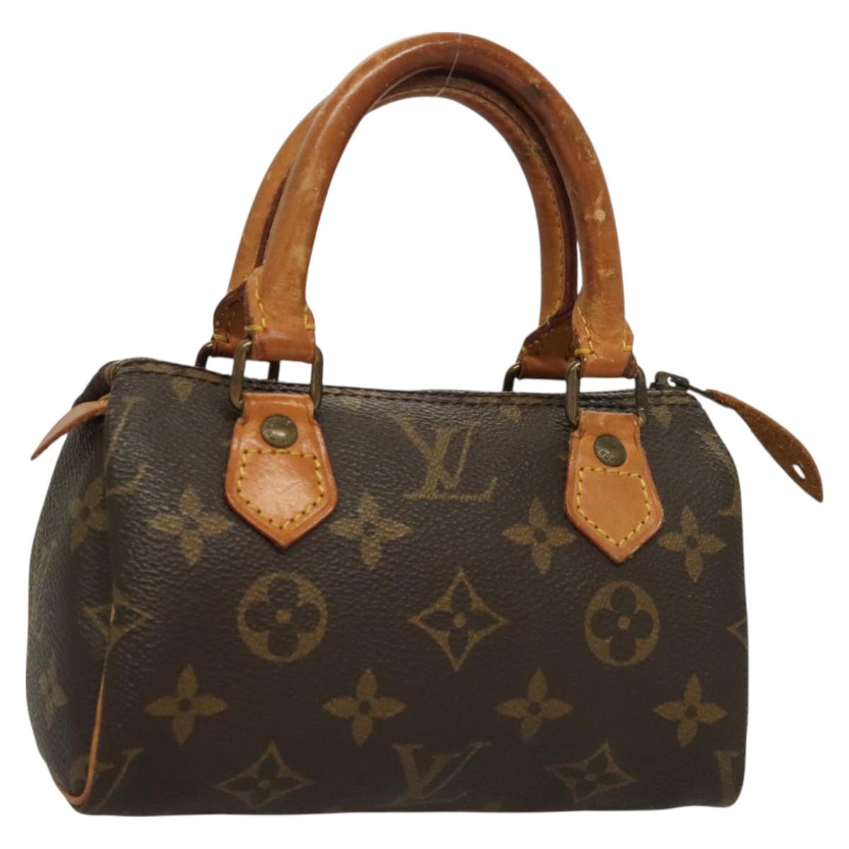LOUIS VUITTON Monogram Mini Speedy Hand Bag Vintage M41534 LV Auth 130033