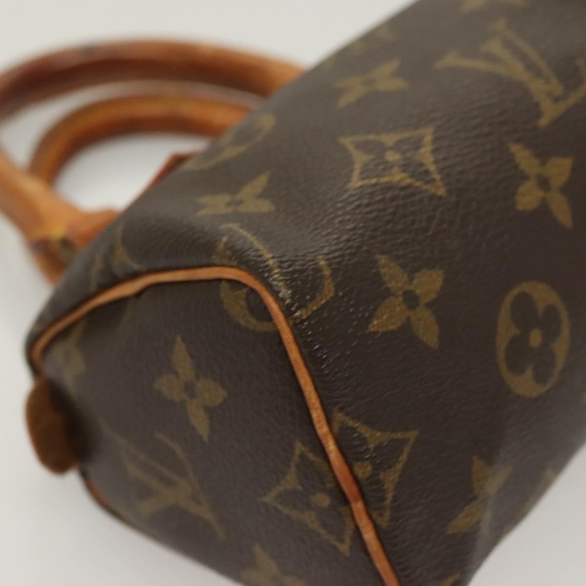 LOUIS VUITTON Monogram Mini Speedy Hand Bag Vintage M41534 LV Auth 130033
