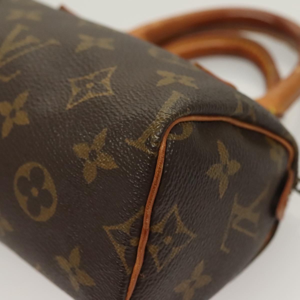 LOUIS VUITTON Monogram Mini Speedy Hand Bag Vintage M41534 LV Auth 130033
