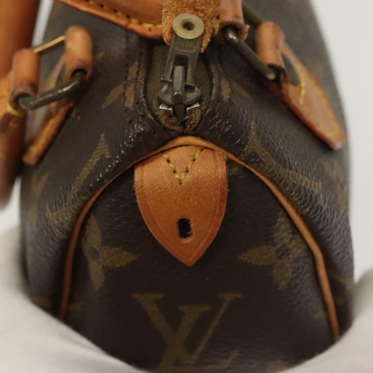 LOUIS VUITTON Monogram Mini Speedy Hand Bag Vintage M41534 LV Auth 130033