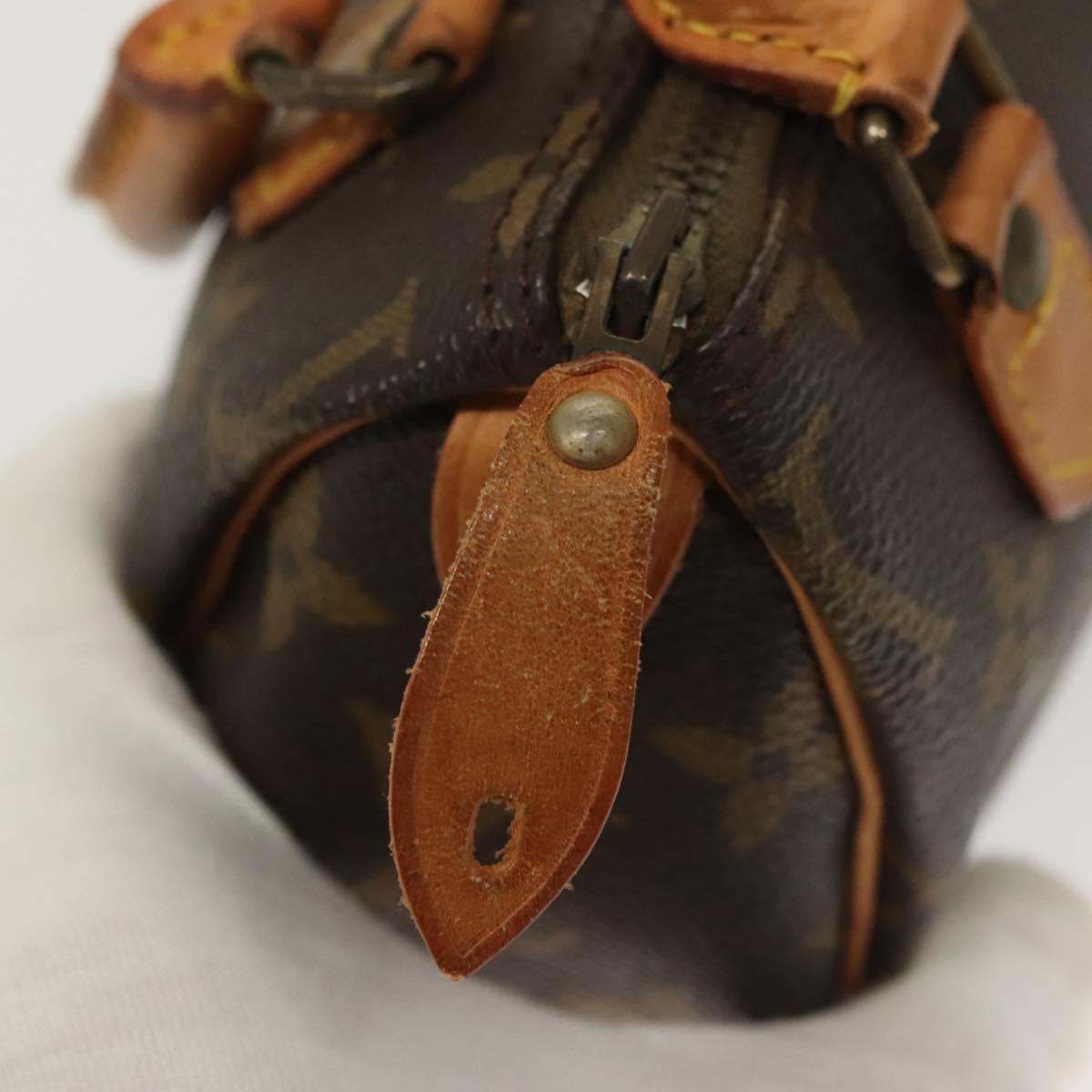 LOUIS VUITTON Monogram Mini Speedy Hand Bag Vintage M41534 LV Auth 130033