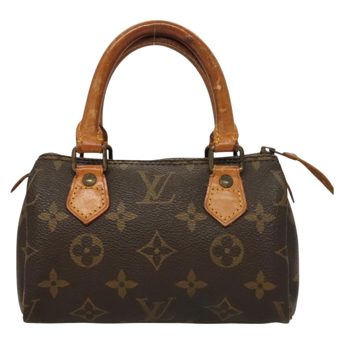 LOUIS VUITTON Monogram Mini Speedy Hand Bag Vintage M41534 LV Auth 130033