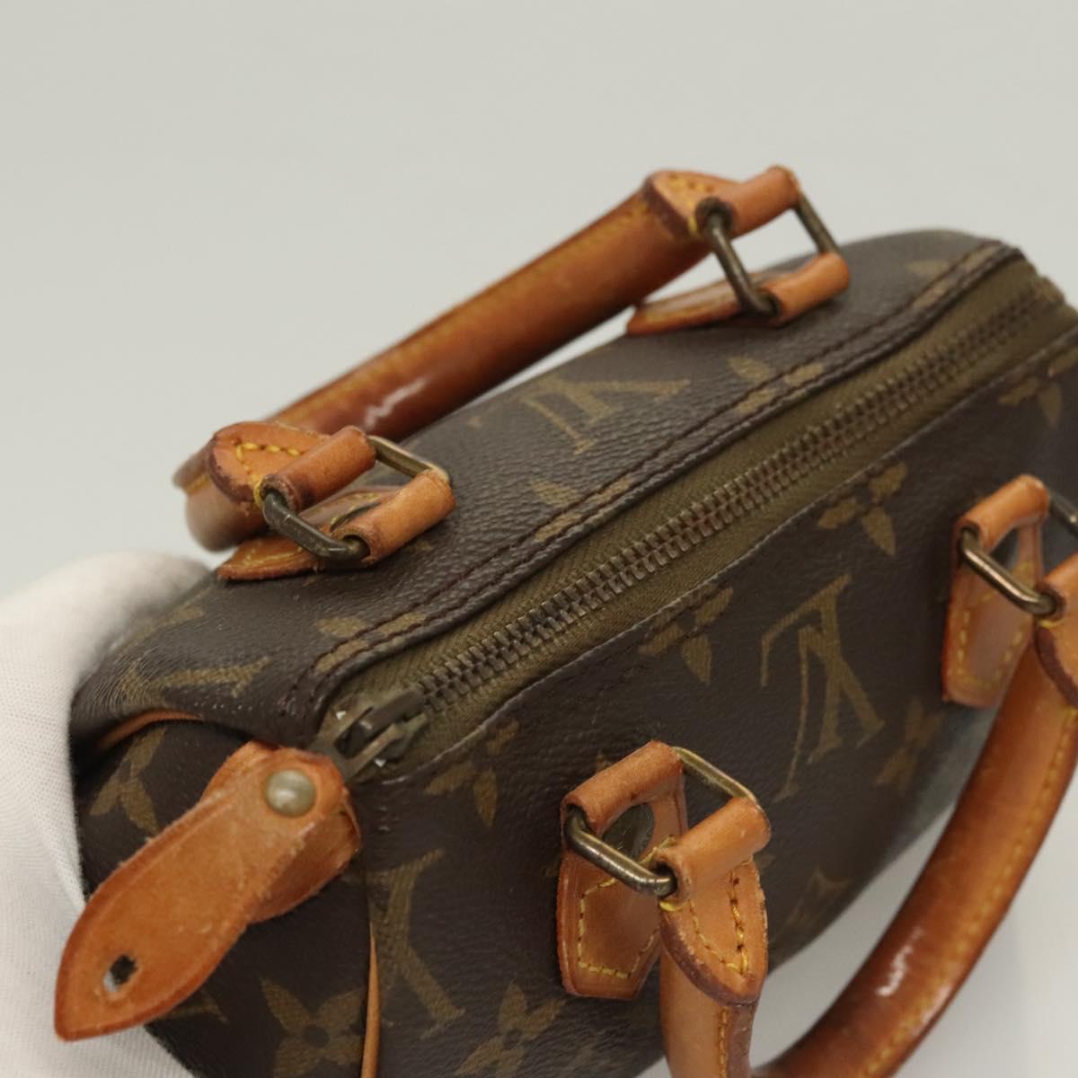 LOUIS VUITTON Monogram Mini Speedy Hand Bag Vintage M41534 LV Auth 130033