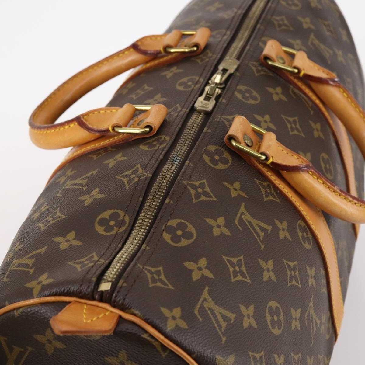 LOUIS VUITTON Monogram Keepall 45 Boston Bag M41428 LV Auth 130034