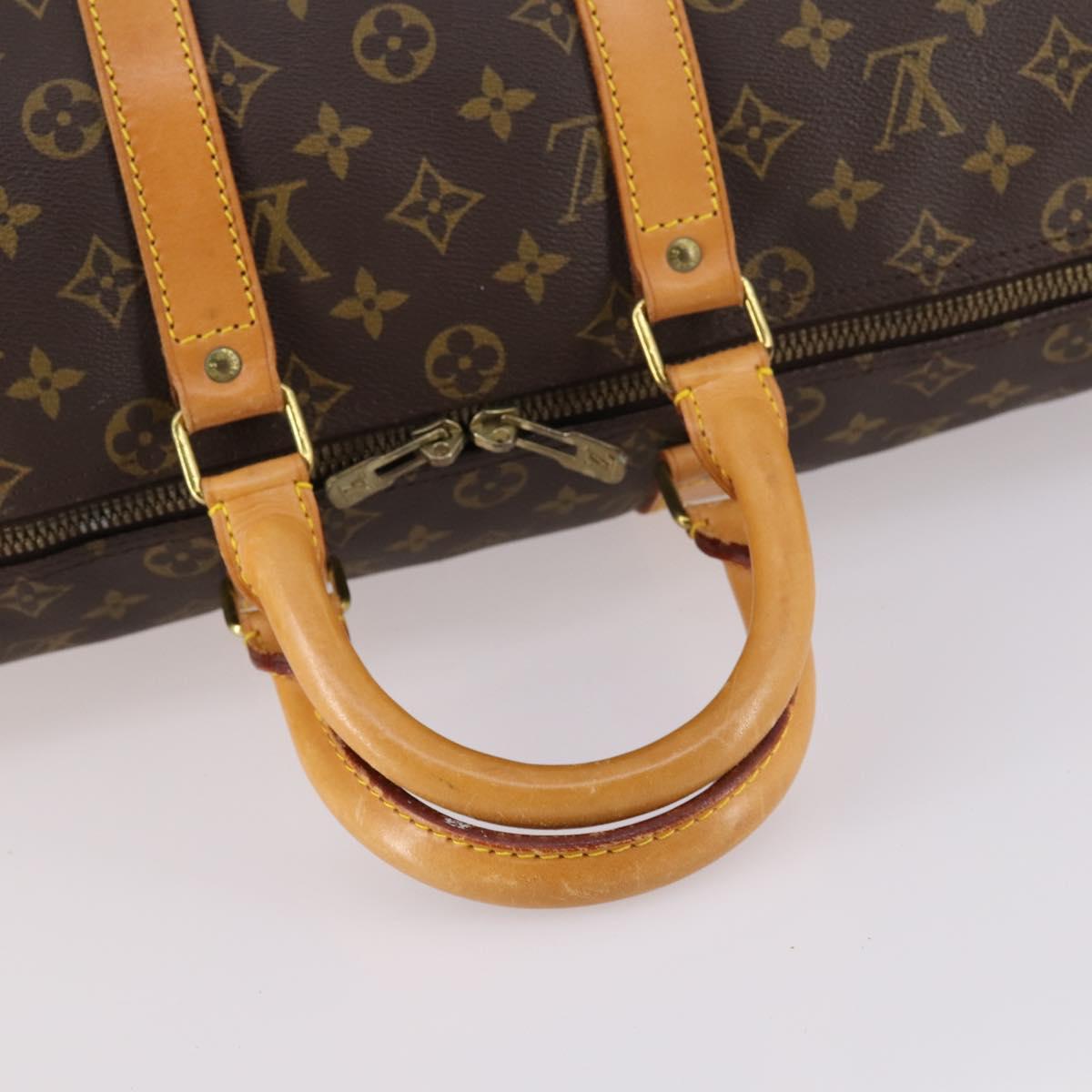 LOUIS VUITTON Monogram Keepall 45 Boston Bag M41428 LV Auth 130034