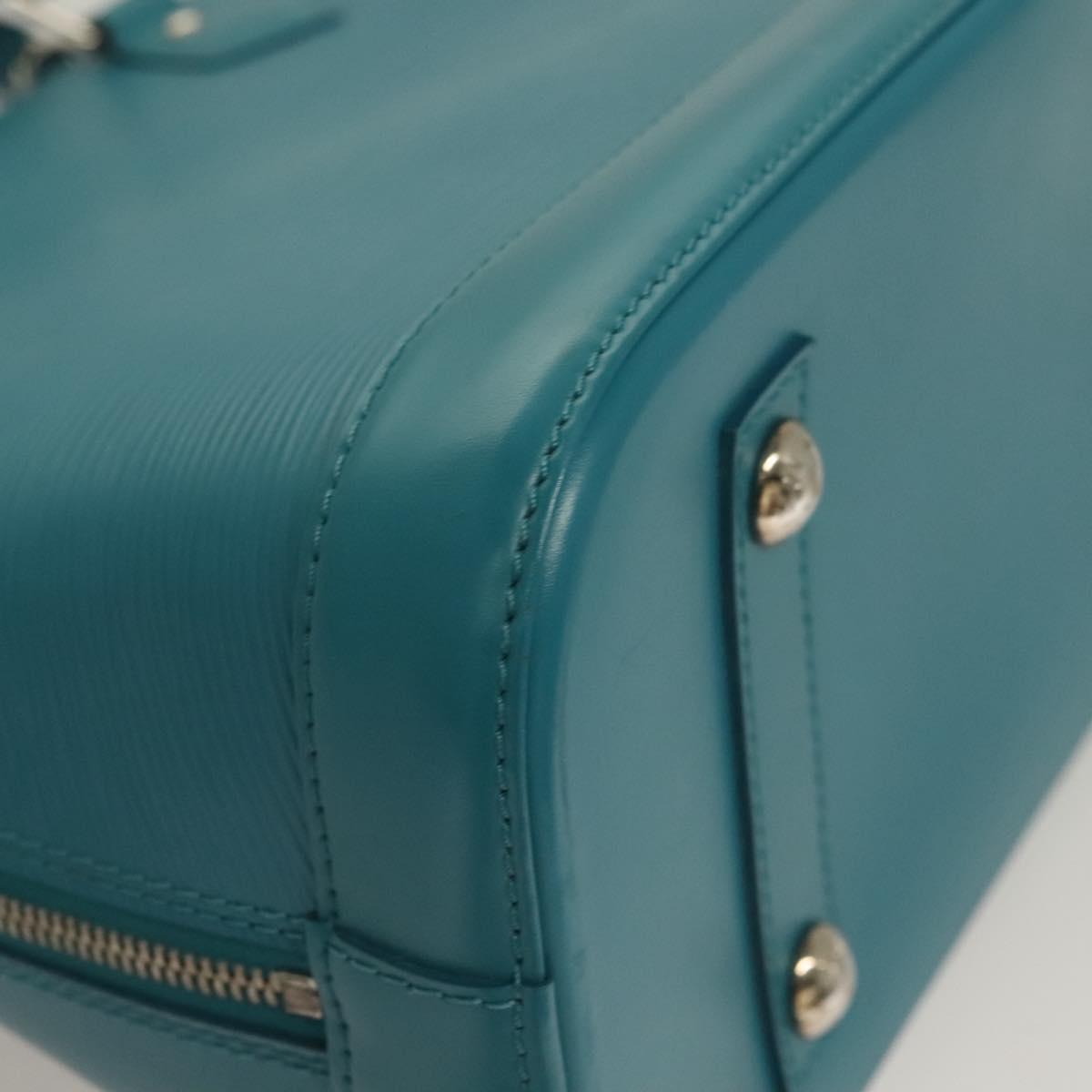 LOUIS VUITTON Epi Alma PM Hand Bag Cyan M40624 LV Auth 130038
