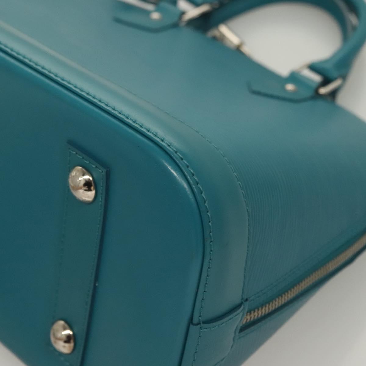 LOUIS VUITTON Epi Alma PM Hand Bag Cyan M40624 LV Auth 130038