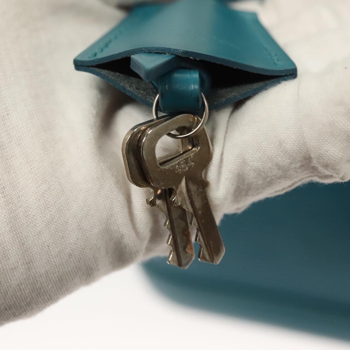 LOUIS VUITTON Epi Alma PM Hand Bag Cyan M40624 LV Auth 130038