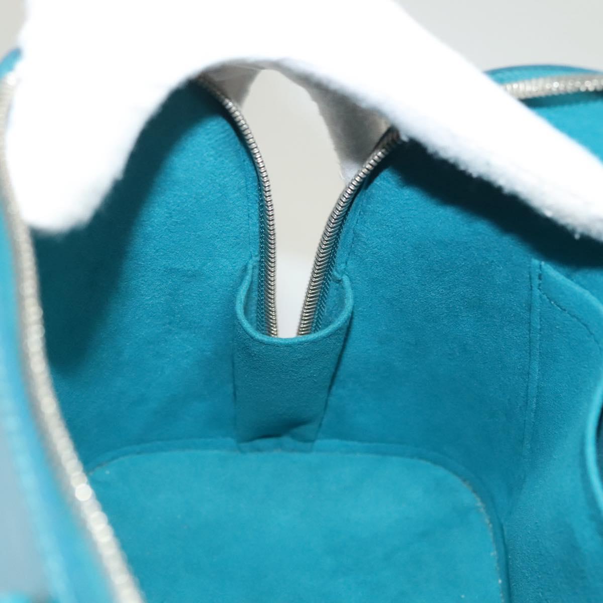 LOUIS VUITTON Epi Alma PM Hand Bag Cyan M40624 LV Auth 130038